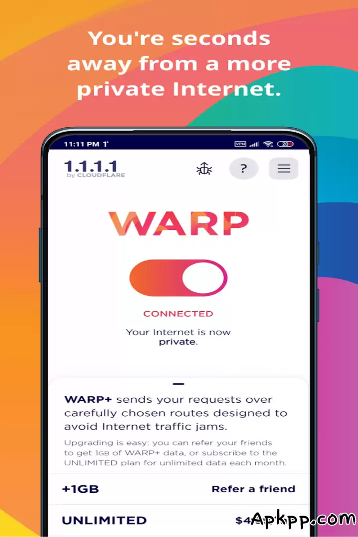 تحميل 1.1.1.1 + WARP Safer Internet APK